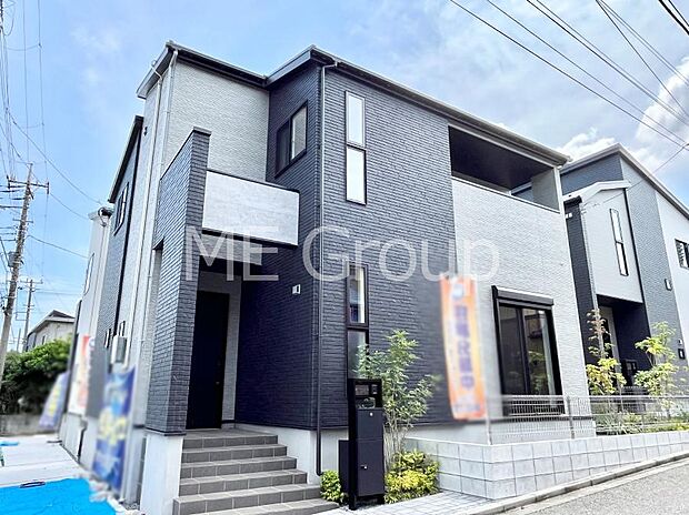 ◆１号棟◆～Exterior～　首都圏で憧れのスローライフ♪緑に囲まれた土地は都会の喧騒を忘れられそう。四季を通じて自然と触れ合えるスポットが周辺には盛りだくさん！住みたくなる家。暮らしたい町。