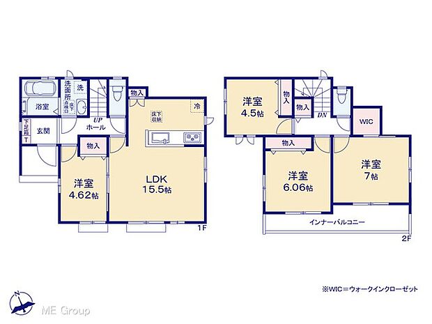 ◆B号棟◆～Floor plan～  図面と異なる場合は現況を優先致します。