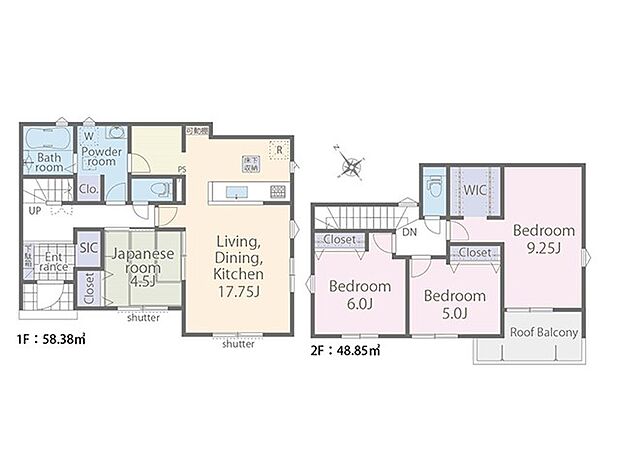 ～Floor plan～  図面と異なる場合は現況を優先致します。