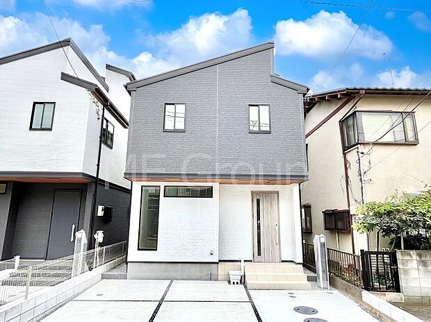 ◆１号棟◆～Exterior～　周辺には学校や買物施設もあり生活、子育てに適した環境が広がっています！「永住地」として、物件のご見学だけではなく、周辺の環境や通学できる学校についてもご相談ください！