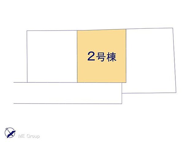 【区画図】■2号棟■　図面と異なる場合は現況を優先