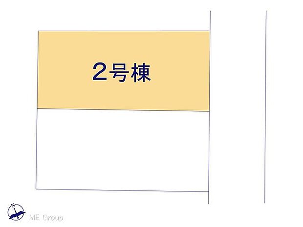 【区画図】■2号棟■　図面と異なる場合は現況を優先