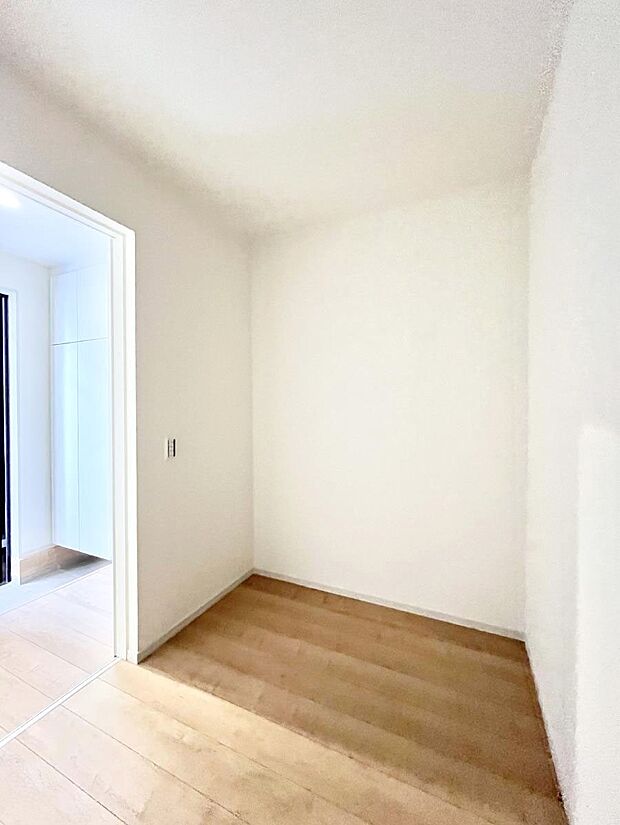【その他設備(玄関ホール収納)】玄関ホール収納です。掃除道具やお出かけ用グッズの収納に便利です。