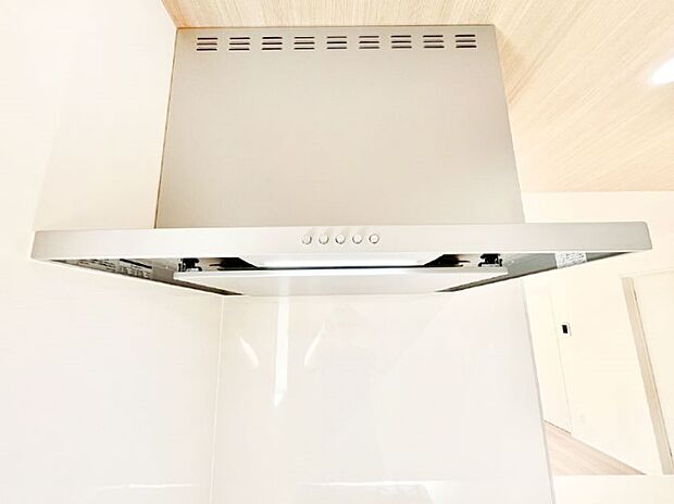 【その他設備(レンジフード)】基本的なお手入れはフィルターのみ!お手入れのしやすさも魅力です。