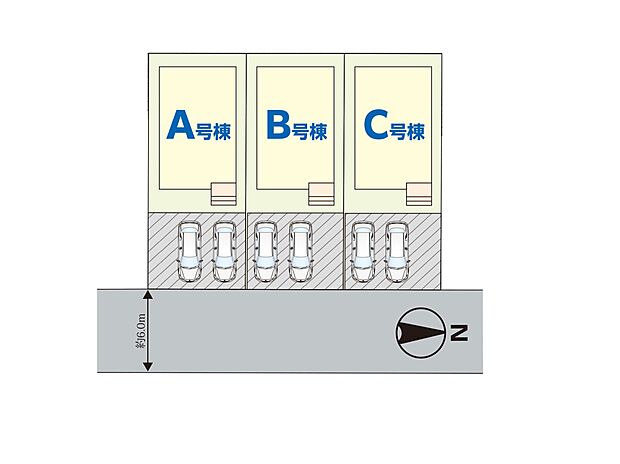 【区画図】～Plot map～　図面と異なる場合は現況を優先致します。
