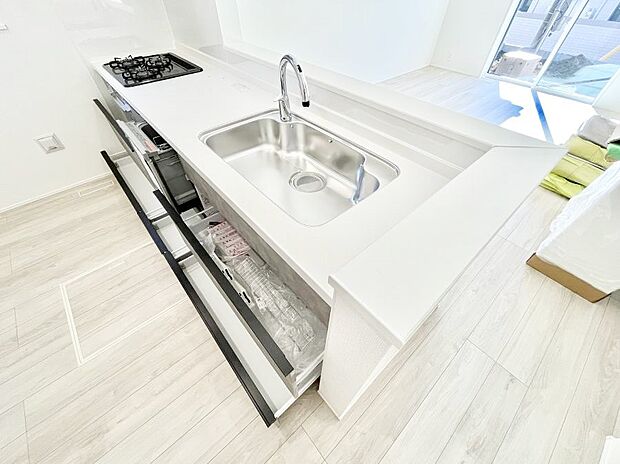 【その他設備(スライド収納)】使いやすさを優先したスライド式収納タイプ！