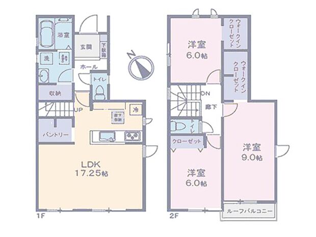 【3LDK】◆１号棟◆～Floor plan～　図面と異なる場合は現況を優先致します。