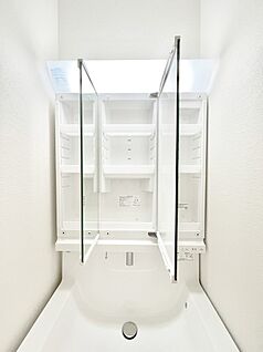 その他設備(三面鏡裏収納)