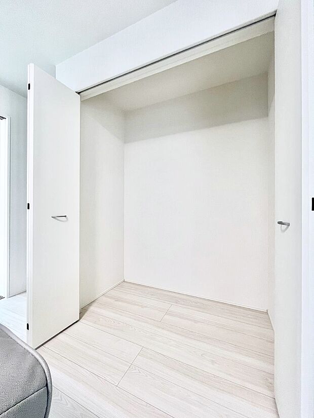 【その他設備(リビング収納)】リビング収納。ここに収納があると物が集まるLDKがスッキリ片付きそうですね。  