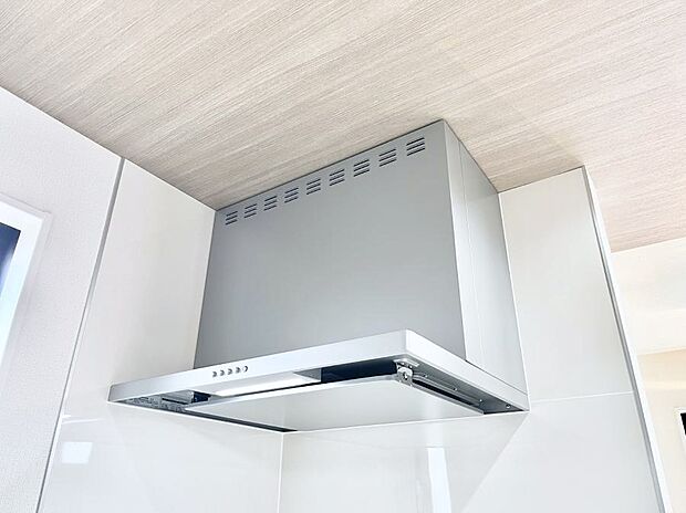 【その他設備(レンジフード)】基本的なお手入れはフィルターのみ！お手入れのしやすさも魅力です。