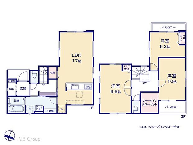 【3LDK】◆３号棟◆～Floor plan～　図面と異なる場合は現況を優先
