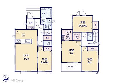 ◆2-C号棟◆～Floor plan～　図面と異なる場合は現況を優先致します。 