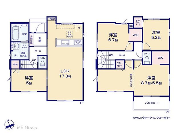 【4LDK】◆6-4号棟◆~Floor plan~ 図面と異なる場合は現況を優先