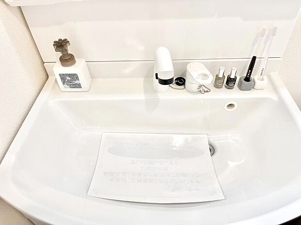 【その他設備(ハンドシャワー水栓)】ハンドシャワー付き！使いやすい洗面台。