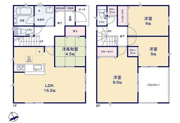 (2号棟)、価格2380万円、4LDK、土地面積162.31m2、建物面積97.59m2