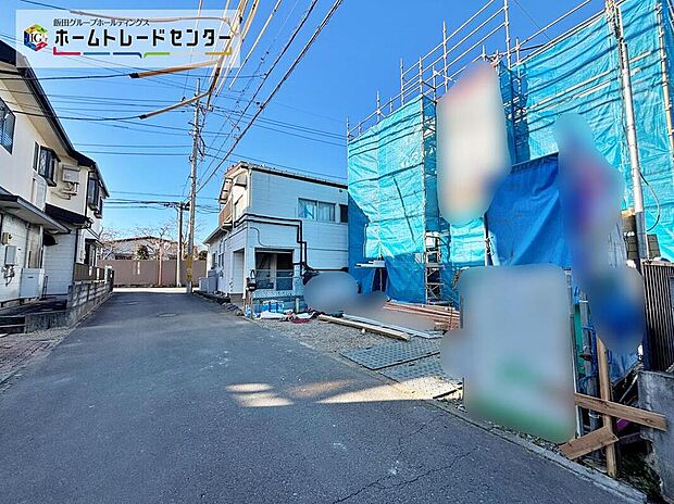 閑静な住宅街の1棟現場！陽当りも良好です。交通量が少ない住宅街なので雨の日でも車の走行音も気になりません。