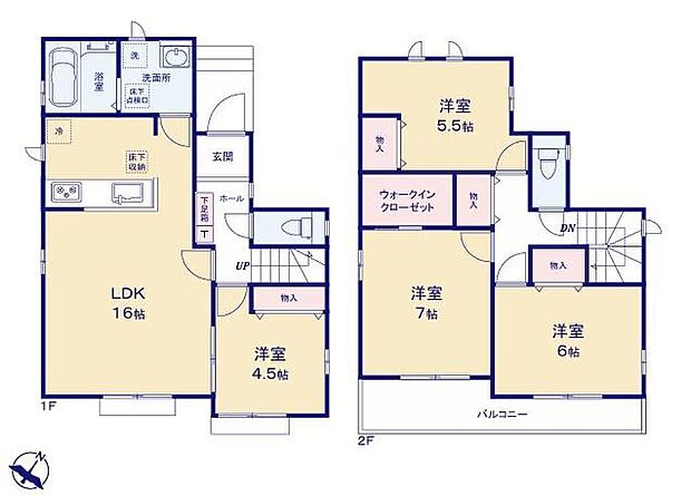 (A号棟)、価格4390万円、4LDK、土地面積100.19m2、建物面積95.01m2