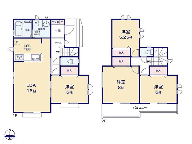 (A号棟)、価格3490万円、4LDK、土地面積141.2m2、建物面積97.3m2