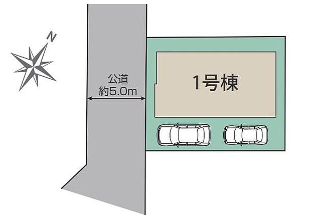 百草園駅から徒歩8分☆
閑静な住宅街で落ち着いた暮らしを♪
駐車スペースしっかり確保！