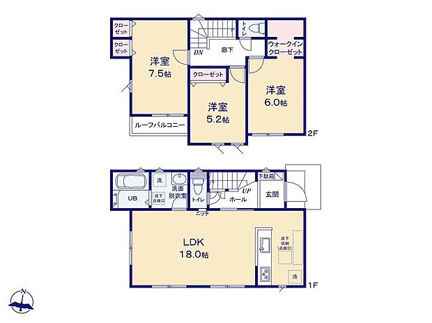 (1号棟)、価格5580万円、4LDK、土地面積112.53m2、建物面積89.84m2
