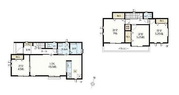 (A号棟)、価格3590万円、4LDK、土地面積151.5m2、建物面積91.5m2