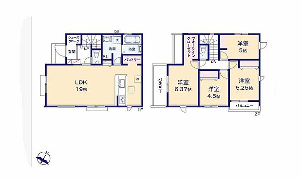 (4号棟)、価格3099万円、4LDK、土地面積132.51m2、建物面積98.54m2