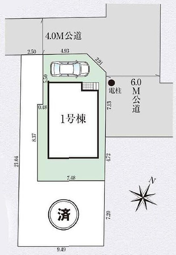 日当たり良好な立地◎
お庭は、小さなお子様の遊ぶスペースにもピッタリです♪