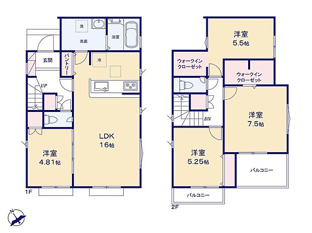 価格4080万円、4LDK、土地面積125.67m2、建物面積97.71m2