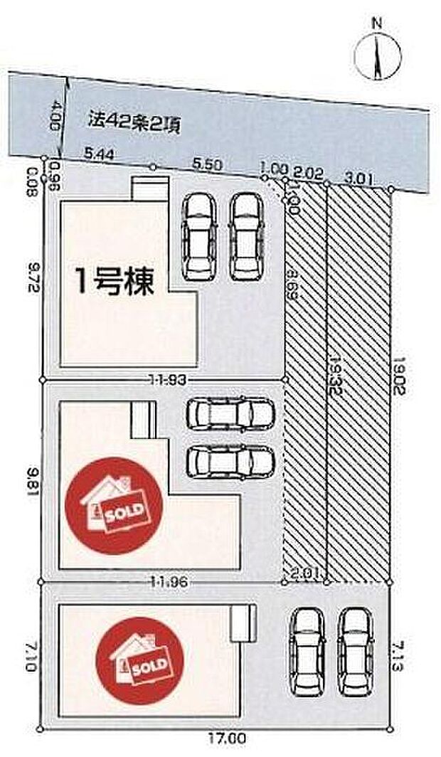 並列2台分駐車可能です♪
セカンドカーをお持ちの方や、来客時にも便利ですね◎