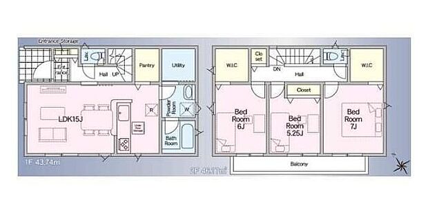 (1号棟)、価格3780万円、3LDK、土地面積120.52m2、建物面積89.91m2