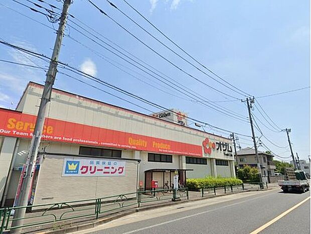 スーパーオザム友田店（約1,100m）