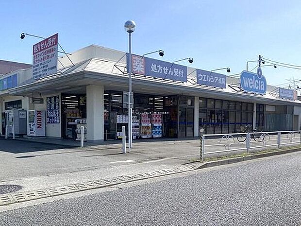 ウエルシア立川若葉店（約550m）