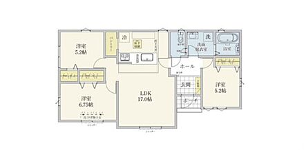 敷地ゆったり【60坪】超え！
ワンフロアで効率的な生活動線が魅力の平屋建て☆
キッチンの「パントリー」他全室収納完備で暮らしが整うお住まいです♪ 