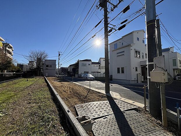 【「ブランピュールシリーズ」（施工例）】『矢野口』駅徒歩7分♪全2棟♪ようこそ、TAKI HOUSEの自然女性にやさしい、自然素材の家へ♪お洒落カフェリビングも魅力！お友達を呼んでランチを楽しむLDKを中心とした暮らし方を提案。