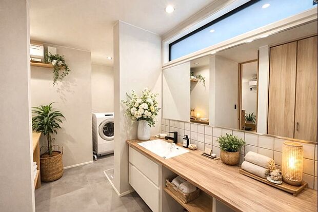 家族の暮らしに寄り添い、毎日の料理時間が楽しくなる快適なキッチン。
