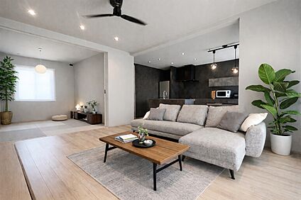 リビング(モデルハウス)