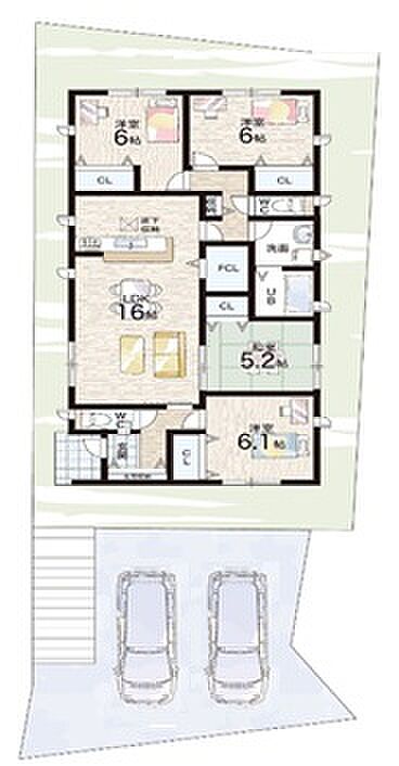 【4LDK】○柊野小学校・・・徒歩12分 ○西賀茂中学校・・・徒歩1分