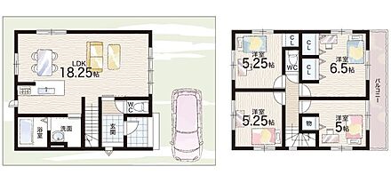 ○亀岡小学校・・・徒歩６分 ○亀岡中学校・・・徒歩６分 