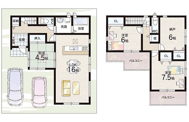 【3LDK+S(納戸)】○安詳小学校・・・徒歩１０分 ○詳徳中学校・・・徒歩２３分