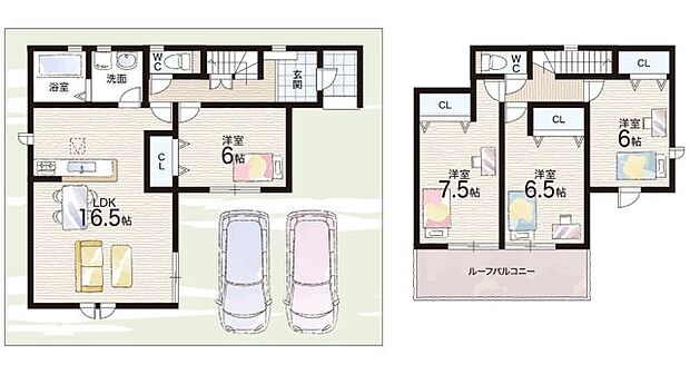 【4LDK】○桐原東小学校・・・徒歩9分 ○八幡西中学校・・・徒歩32分