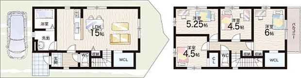 【4LDK】○長岡第五小学校・・・徒歩11分 ○長岡第四中学校・・・徒歩18分