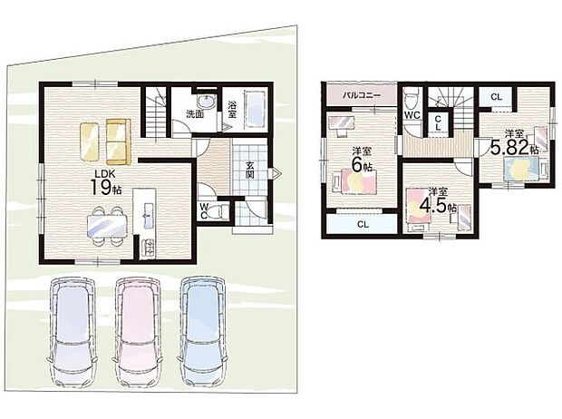 【3LDK】○市原野小学校・・・徒歩27分 ○洛北中学校・・・徒歩27分