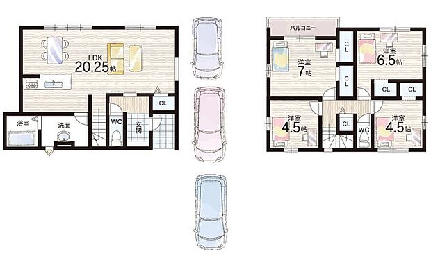 【4LDK】○松尾小学校・・・徒歩6分 ○松尾中学校・・・徒歩12分