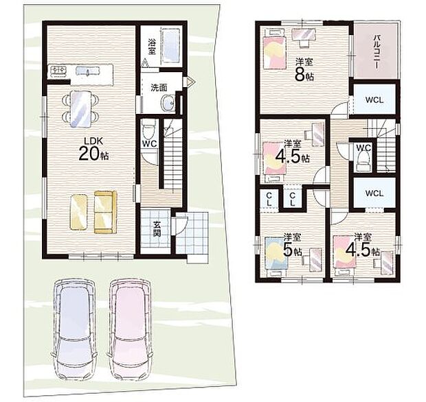 【4LDK】○松尾小学校・・・徒歩6分 ○松尾中学校・・・徒歩12分