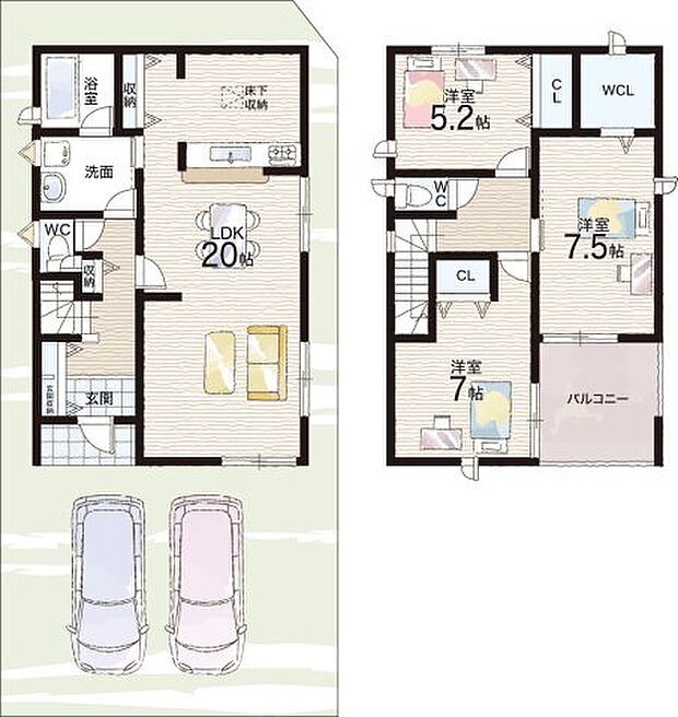 【3LDK】○千代川小学校・・・徒歩16分 ○大成中学校・・・徒歩5分