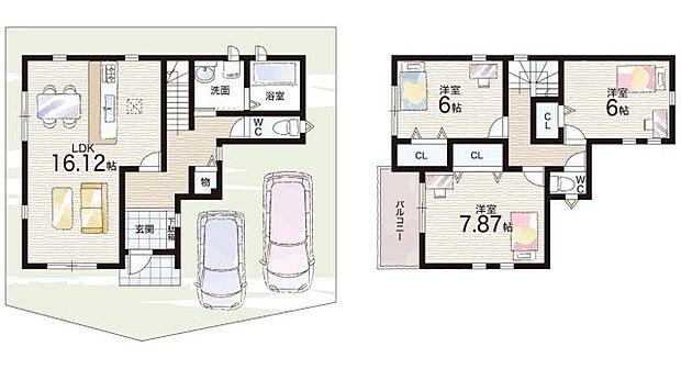 【3LDK】○美豆小学校・・・徒歩24分 ○大淀中学校・・・徒歩32分