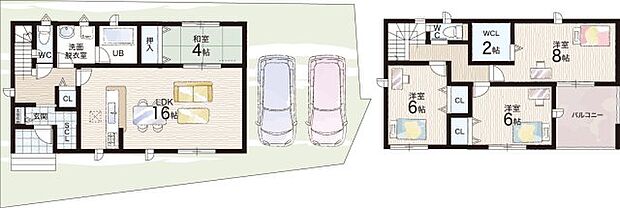 【3LDK】○橋本小学校・・・徒歩26分 ○男山第三中学校・・・徒歩37分