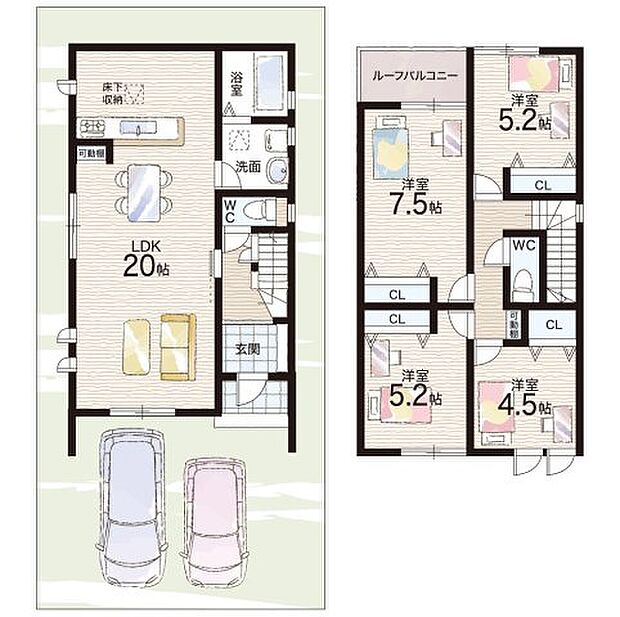 【4LDK】○佐山小学校・・・徒歩12分 ○久御山中学校・・・徒歩27分