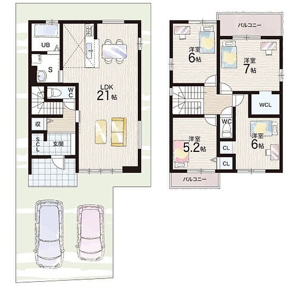 【4LDK】○佐山小学校・・・徒歩23分 ○久御山中学校・・・徒歩27分