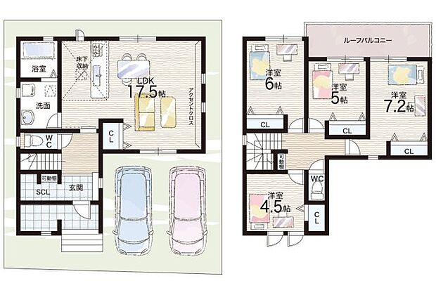 【4LDK】○八幡小学校・・・徒歩19分 ○男山中学校・・・徒歩20分
